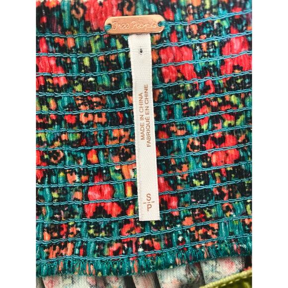 FREE PEOPLE "Ashley" Cordorouy Babydoll Puff Sleeve Maxi Dress US SMALL - Picture 14 of 16